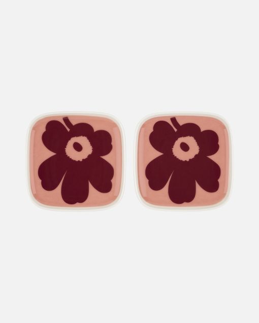 Unikko Plate 10X10Cm 2Pcs